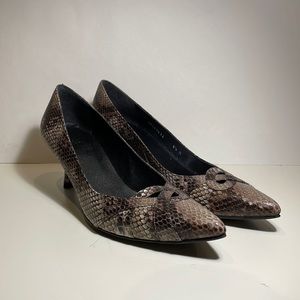 Stuart Weitzman Snake Skin Heels